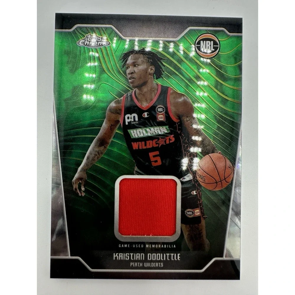 2024-25 Topps Chrome NBL Kristian Doolittle Game Used Relic Refractor
